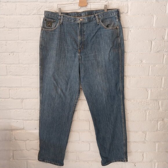 Cinch Blue Jeans Mens 42 x 34 Relaxed Medium Wash 100% Cotton Western Cowboy - Picture 1 of 15